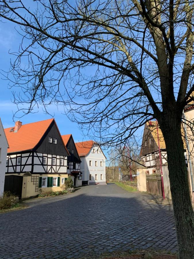 Studio Auf Denkmalgeschuetztem Dreiseithof In Hoefgen Bei Grimma Hofgen  Exterior foto